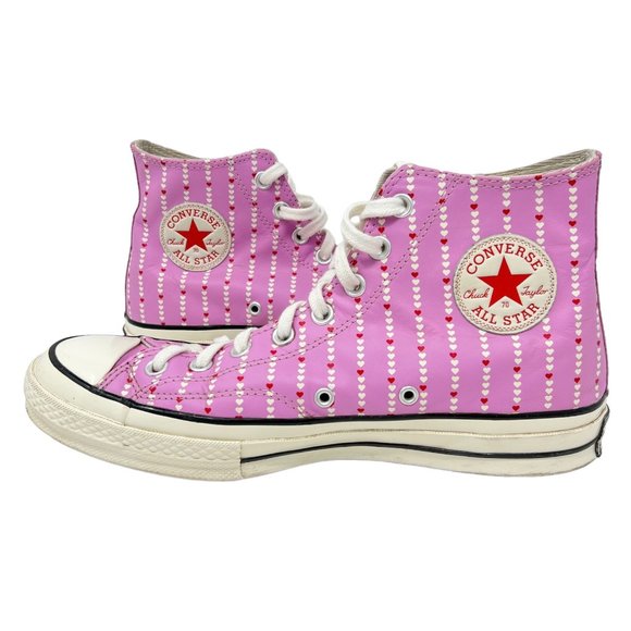 Converse Other - Converse Chuck Taylor High Tops Love Fearlessly Peony Pink